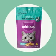 Petisco Whiskas Anti Bola de Pelo Para Gatos 40g