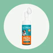 Limpa Patas Petyc 150ml Cães Gatos Espuma Higienizadora Sem Enxágue.