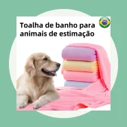 Toalha de Banho Pet para cachorro e Gatos – Super Absorvente e Macia