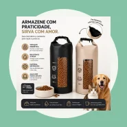 Porta Ração Bolsa 3 até 15kg Impermeável