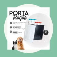 Porta Ração Pote Antiformiga Pet Gato Cachorro Pá Dosadora 20KG