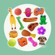 Kit 5 Mordedor Pet Brinquedos de Borracha para Cães Cachorro