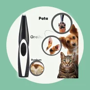 Máquina de Tosa para Pata Olhos Orelha Pet Cão Gato Profissional...