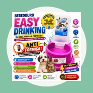 Bebedouro e Comedouro 2 em 1 para Pets
