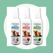 Spray Bucal Tira Mau Hálito para Cachorro e Gato Pet Clean 120 ml