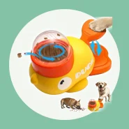 Brinquedo Interativo Pato Dispensador de Ração