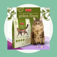 Areia 4kg Biodegradável Kadi Grãos Finos para Gatos