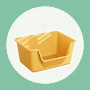 Bandeja para Caixa de Areia para Gatos, Tipo Alto, Tamanho