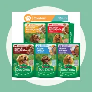 Ração Úmida Dog Chow Sabores Variados para Cães