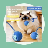 Brinquedo Inteligente para Cães e Gatos de Estimação, Bola Rolante