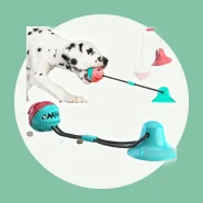 Bola de Brinquedo Interativa Molar Slow Food com Vazamento