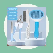 Higiene Pet Escova Removedora de Pelos Pente Anti-pulgas Cortador