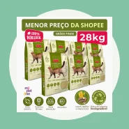 Kits Areia Biodegradável Kadi 4 Kg Grãos Finos para Gatos