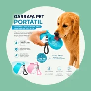 Garrafa da Água Pet Bebedouro Portátil Cachorro Cachorros Gatos