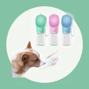 Garrafa de Água 350 550ml Pet Passeio Bebedouro com Trava