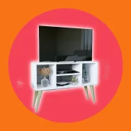 Rack para Tv Até 40 Polegadas Retrô Moderno para Sala