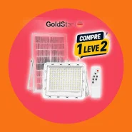 Goldstar 100000w Refletor LED Solar Luminária Holofote Externa