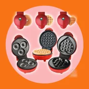Máquina Para Fazer Redonda/Coração/Donuts Waffles Em Forma Rosquinhas