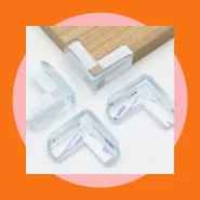 Kit 12 Protetor Quina De Mesa Em Silicone Com Adesivo Para Móveis Quarto Cozinha Promoção