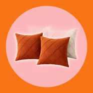 Kit 4 Capas de Almofada 40x40 Suede Luxo Decorativa para Sofá Sala Quarto Macia com Zíper