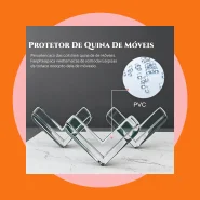 Kit 12 Protetor Quina De Mesa Em Silicone Com Adesivo Para Móveis Quarto Cozinha Promoção