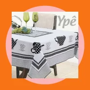 Toalha De Mesa 4 a 6 Lugares Cozinha ou Sala de Estar - Decoração