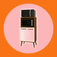 Paneleiro Organizador de Cozinha para Microondas e Forno 2 Portas Lisboa