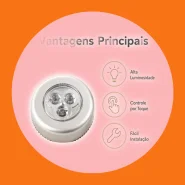 1 2 5 Unidade Fita de Luz Emergency Brightness Ideal