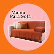 Manta Decorativa Premium Para Sofá 4,00M x 1,80M / 3,00M x 1,80 / 2,40 x 1,80 / 2,10 x 1,20 100% Algodão Vários Modelos