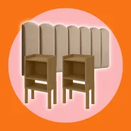 CONJUNTO CABECEIRA MODULADA ESTOFADA + KIT MESAS DE CABECEIRA – O CONJUNTO MAIS VENDIDO PARA QUARTOS DE CASAL