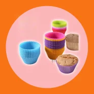 Conjunto 12 24 36 Peças Forma de Silicone Redonda