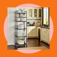 Estante Organizadora Móvel em Metal Multiuso para Cozinha, Banheiro