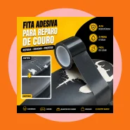 Kit de Reparo de Couro Fita Adesiva para Móveis, Sofás