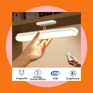 Luminária de LED Sobrepor Bastão Recarregável sem Fio com Suporte