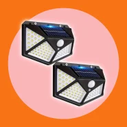1 2 3 Unidades Luminárias Solares Impermeáveis Prova de Chuva