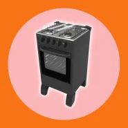 Fogão de Piso Braslar New Sirius 4 Bocas Mesa Inox