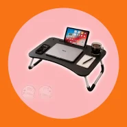 Mesa Dobrável Notebook Retrátil Home Office Apoio Cama Sofá Trabalho