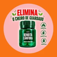 Pastilha Canfora para Armário Guarda Roupa Gaveta Sapateira Cheiro