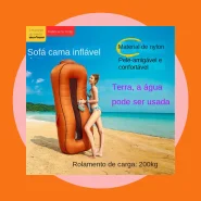 Sofá-cama Anfíbio Ao Ar Livre Cama Inflável Preguiçosa Rápida Sofá