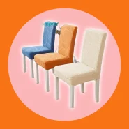 Kit2 4 6 Capa para Cadeira Elastica Extensivel Decorativa Folhas