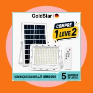 Goldstar 100000w Refletor LED Solar Luminária Holofote Externa