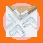 Kit 12 Protetor Quina de Mesa em Silicone com Adesivo