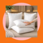 Kit 4 Almofadas Sofá Enchimento de Espuma Refil Almofada