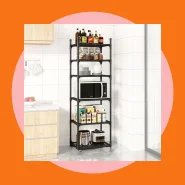 Estante 6 Ou 5 Prateleiras Cozinha de Aço Multiuso Panelas
