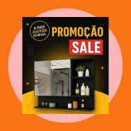 A Mais Querida do Brasil! Armário Espelheira com Porta Cleopatra