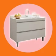 Promoçãobalcão Gabinete Cozinha para Pia 1,00m Esmeralda Planejada