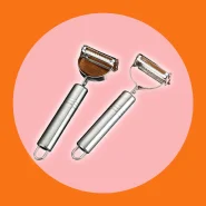Descascador Inox 2 em 1 com Dupla Lâmina Móvel
