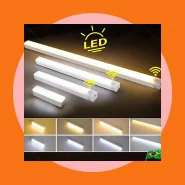 Lâmpada Noturna LED com Sensor sem Fio USB Recarregável Cozinha