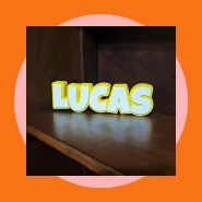 Nome Personalizado em 3D Escolha o Seu Placa Decorativa