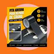 Kit de Reparo de Couro Fita Adesiva para Móveis, Sofás